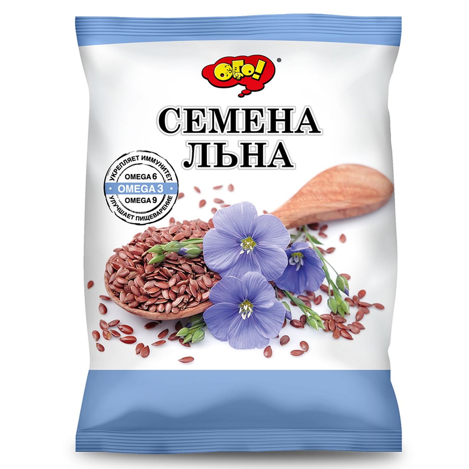 Семена Ого! льна 150г купить по цене 45.9 ₽ в интернет-магазине Детский мир