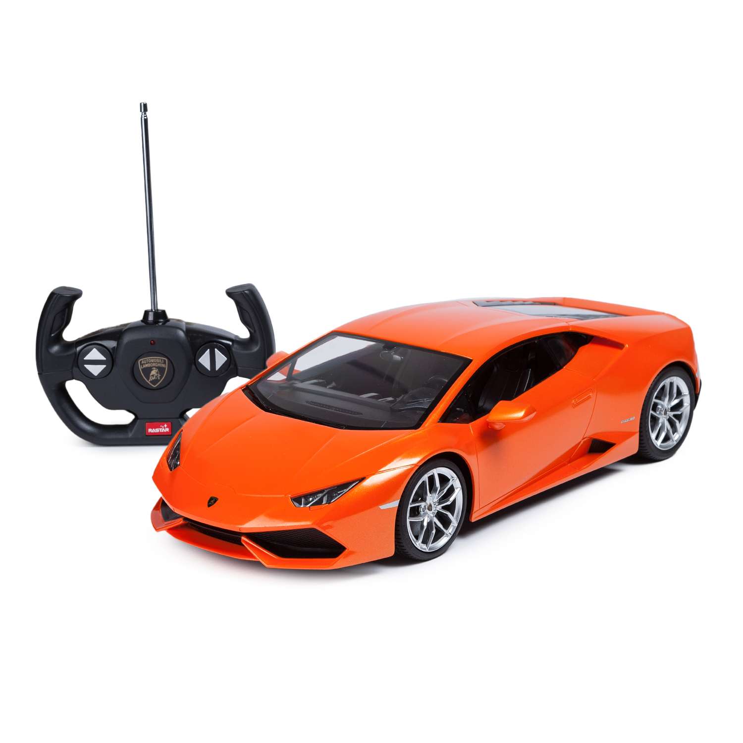 Машинка на радиоуправлении Rastar Lamborghini 610-4 USB 1:14 Оранжевая - фото 1