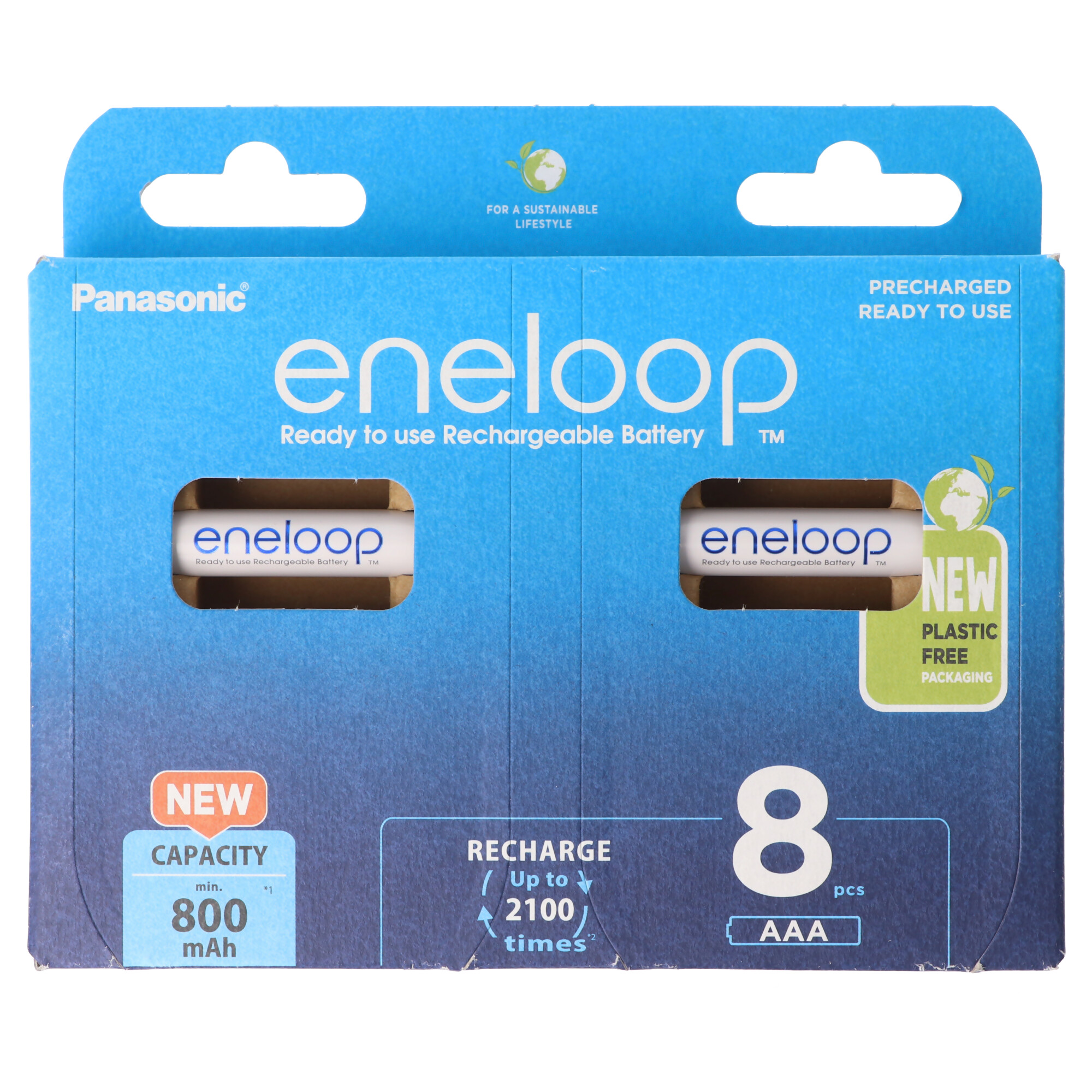 Aккумуляторы Panasonic eneloop AAA 800mAh 8шт BK-4MCDE/8BE - фото 3