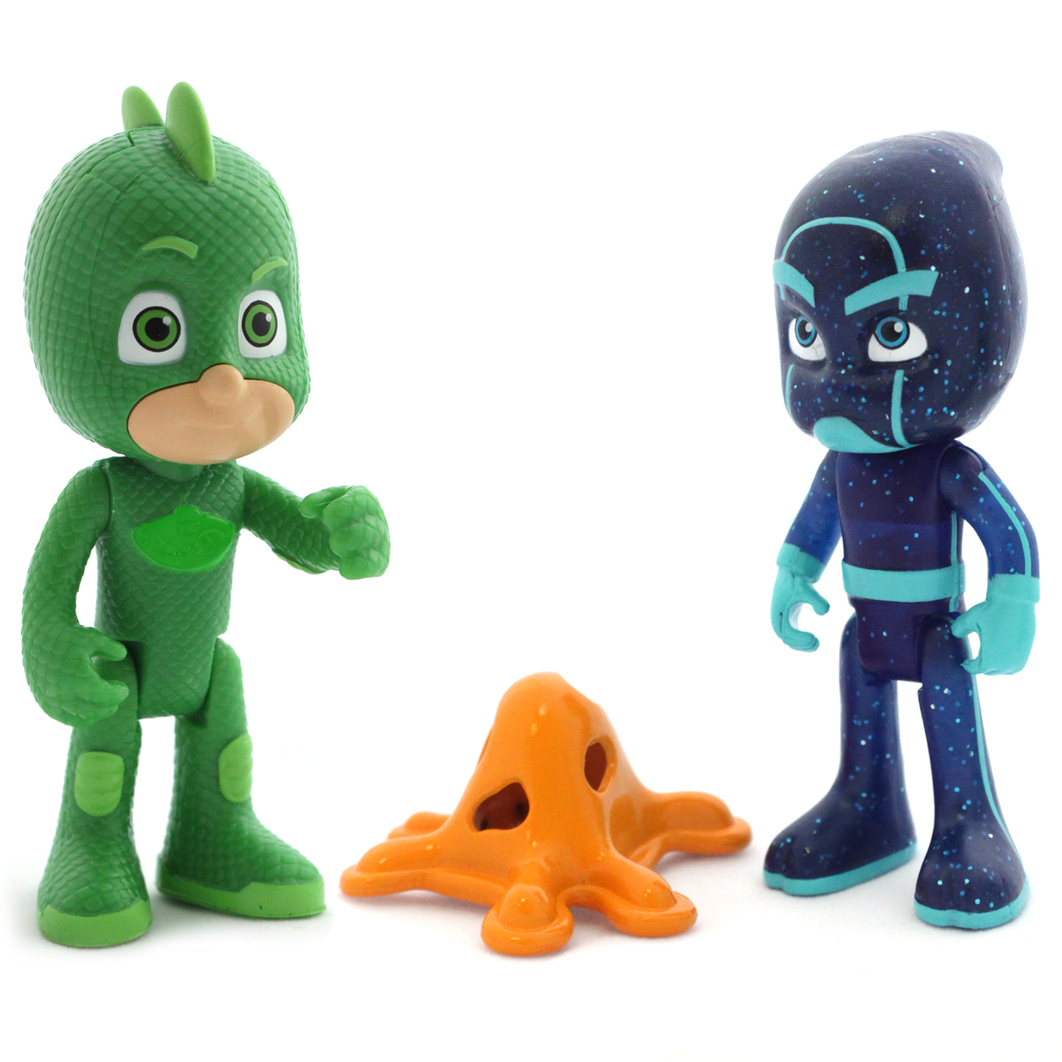 Игровой набор PJ masks Гекко (со световыми эффектами) и Ночной Ниндзя - фото 1