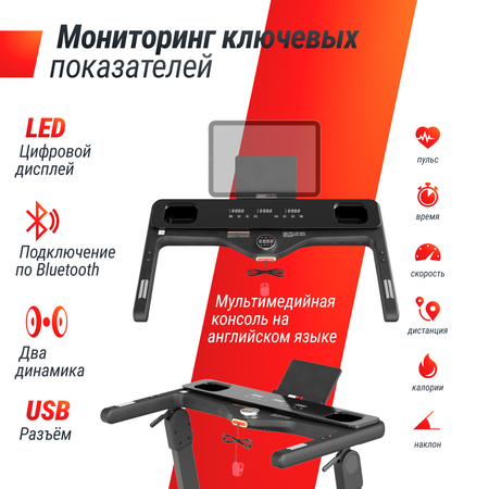 Беговая дорожка UNIX Fit Hi-tech F3 Plus до 120 кг