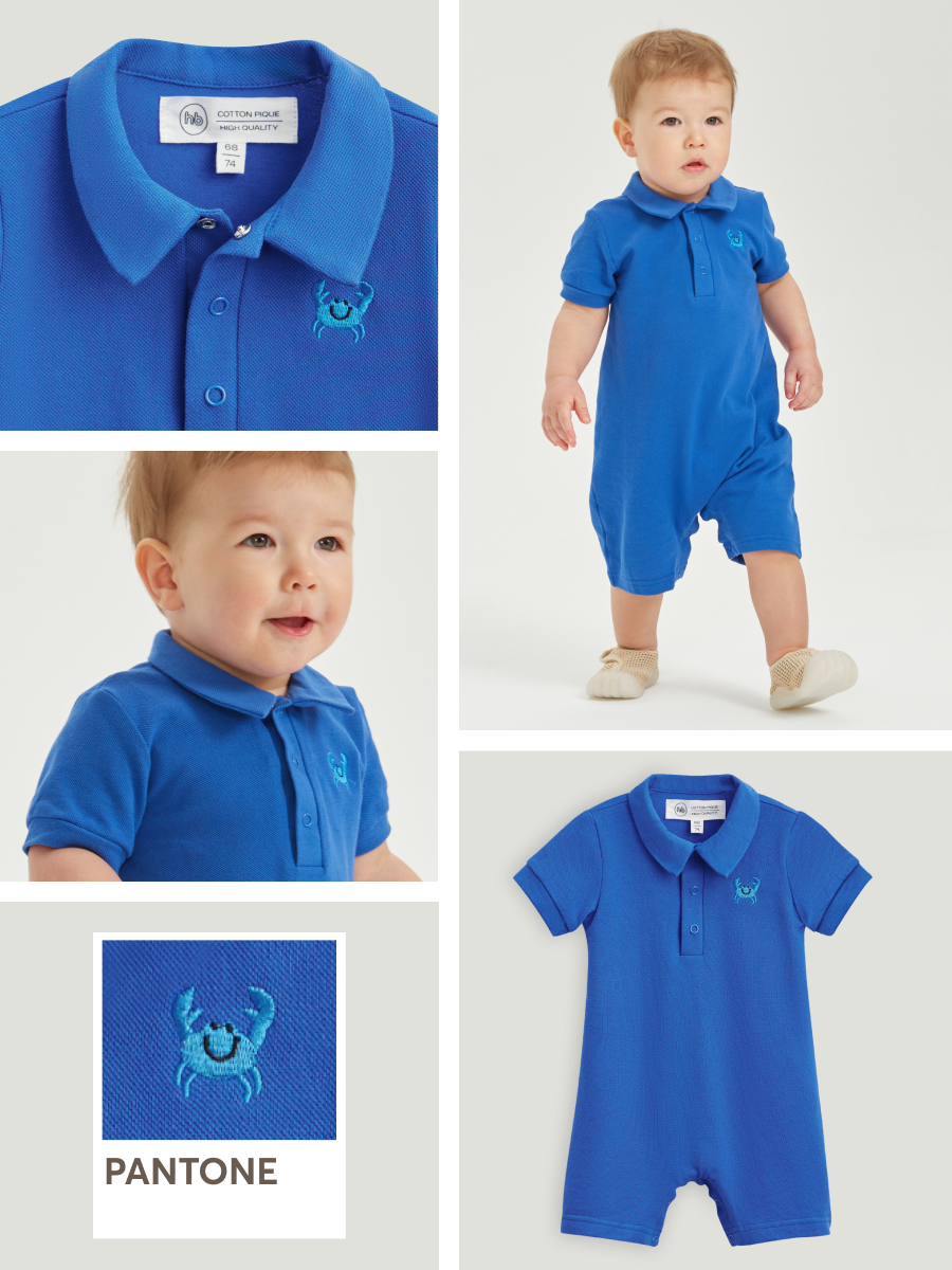 Боди HAPPY BABY 88201_dark-blue - фото 2