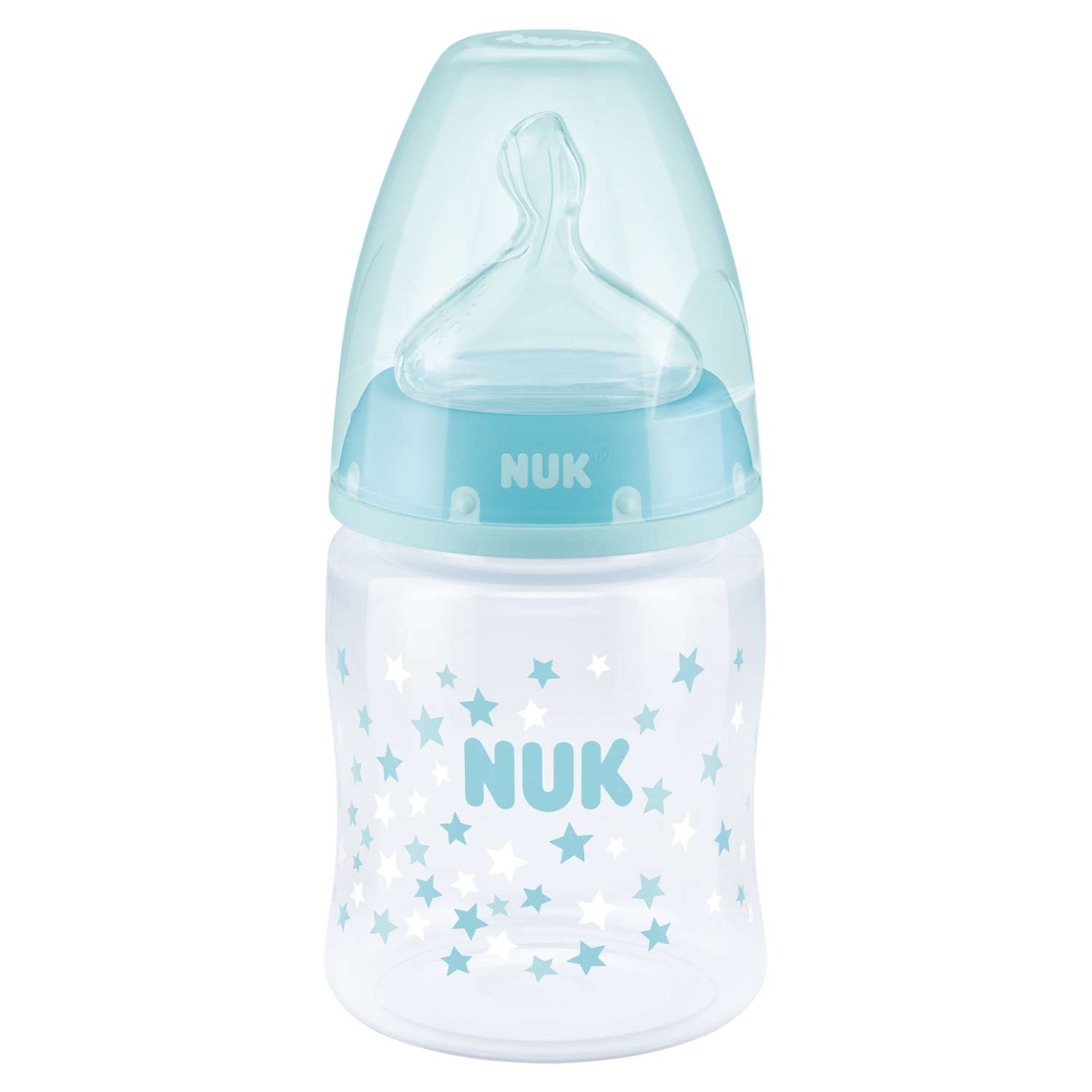 Бутылочка Nuk First Choice Plus с индикатором температуры 150мл Бирюзовая 10743876 - фото 1