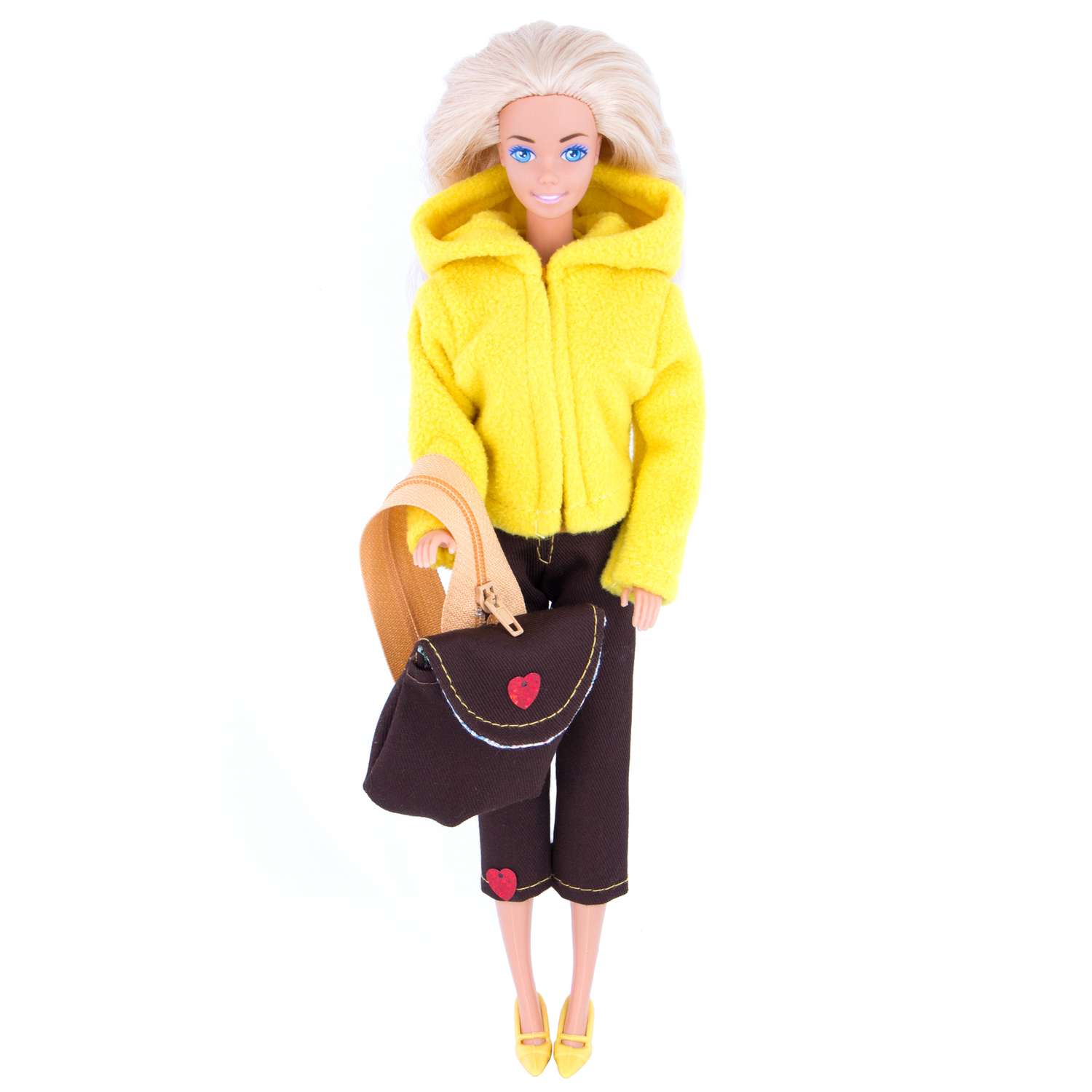 Набор одежды Модница для куклы 29 см 9999 желтый 9999желтый&amp;коричневый - фото 10