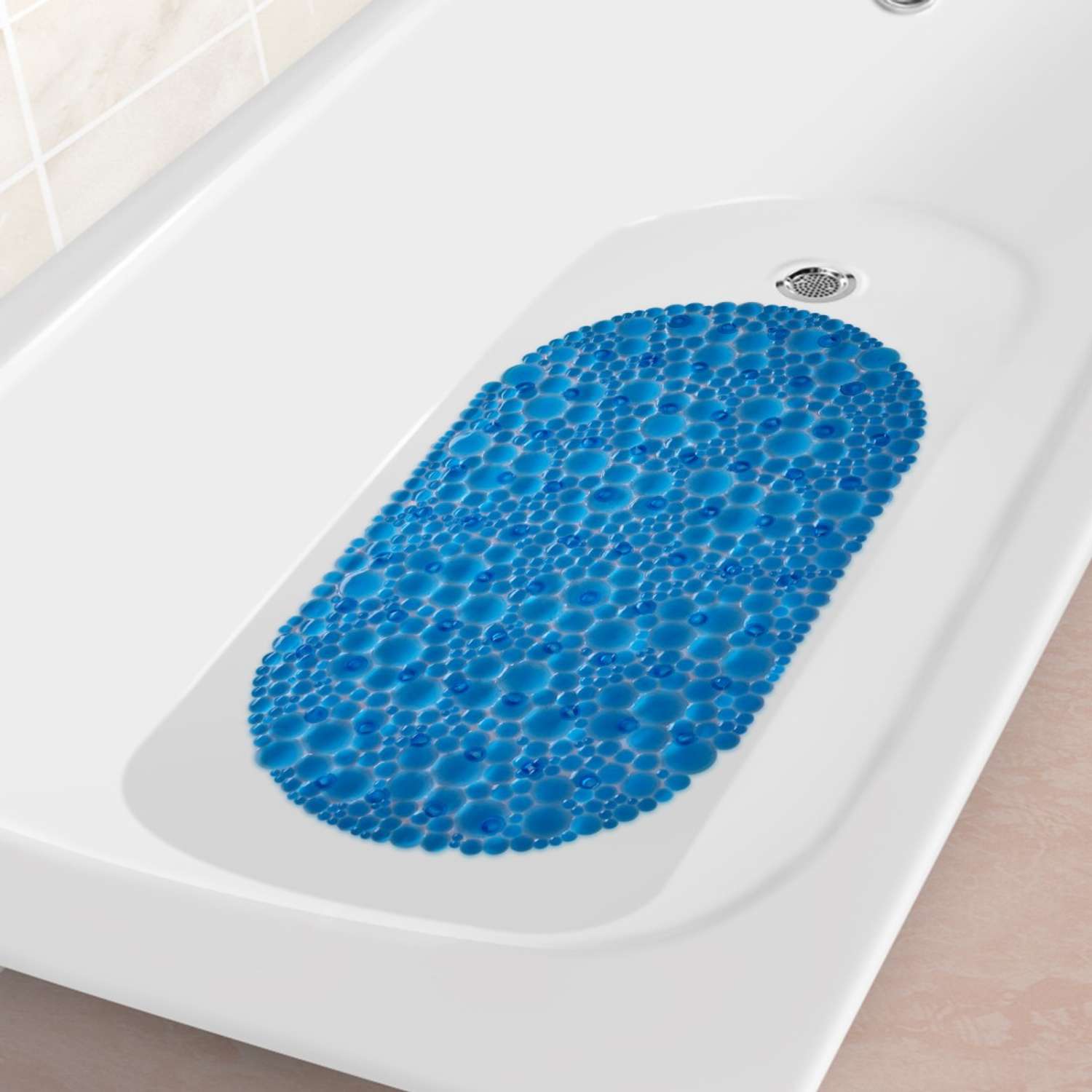 Коврик в ванную с присосками Varmax Веселые пузырьки 67х38 см - фото 10