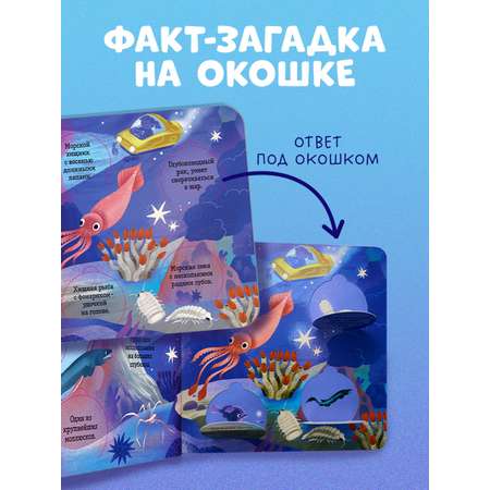 Книга Clever Океаны и моря. Энциклопедия с окошками