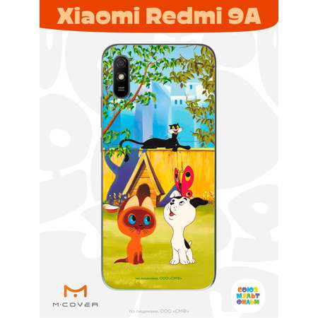 Силиконовый чехол Mcover для смартфона Xiaomi Redmi 9A Союзмультфильм Гав