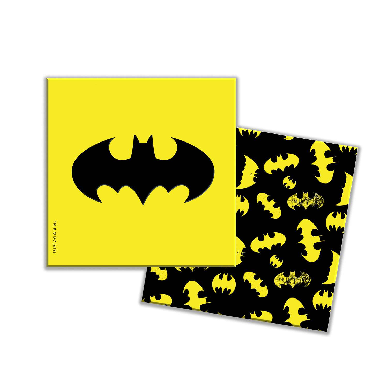 Салфетки бумажные ND PLAY Batman желтые 33х33 см 40 шт - фото 1