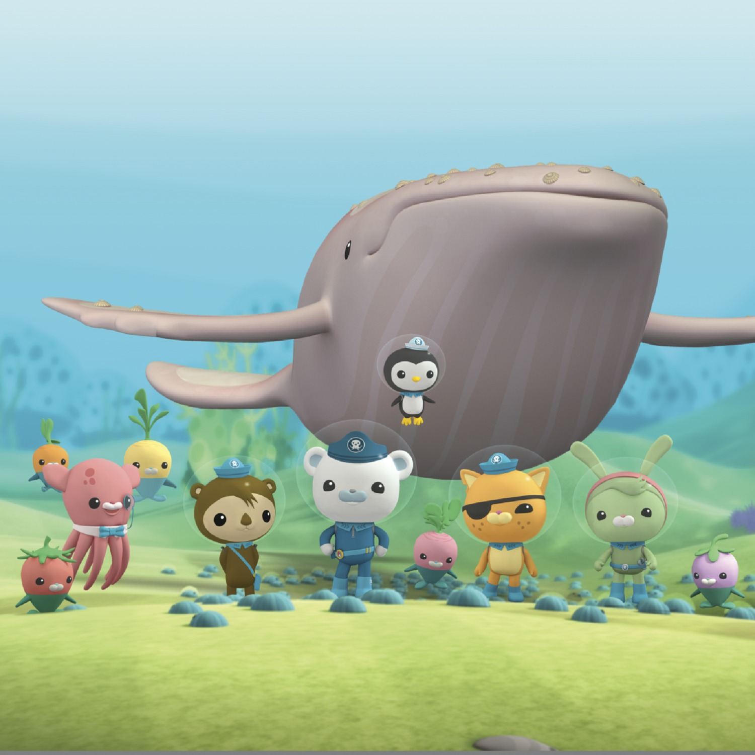 Набор фигурок Octonauts Октопод Барнакла палуба с рулём BDL89 - фото 6