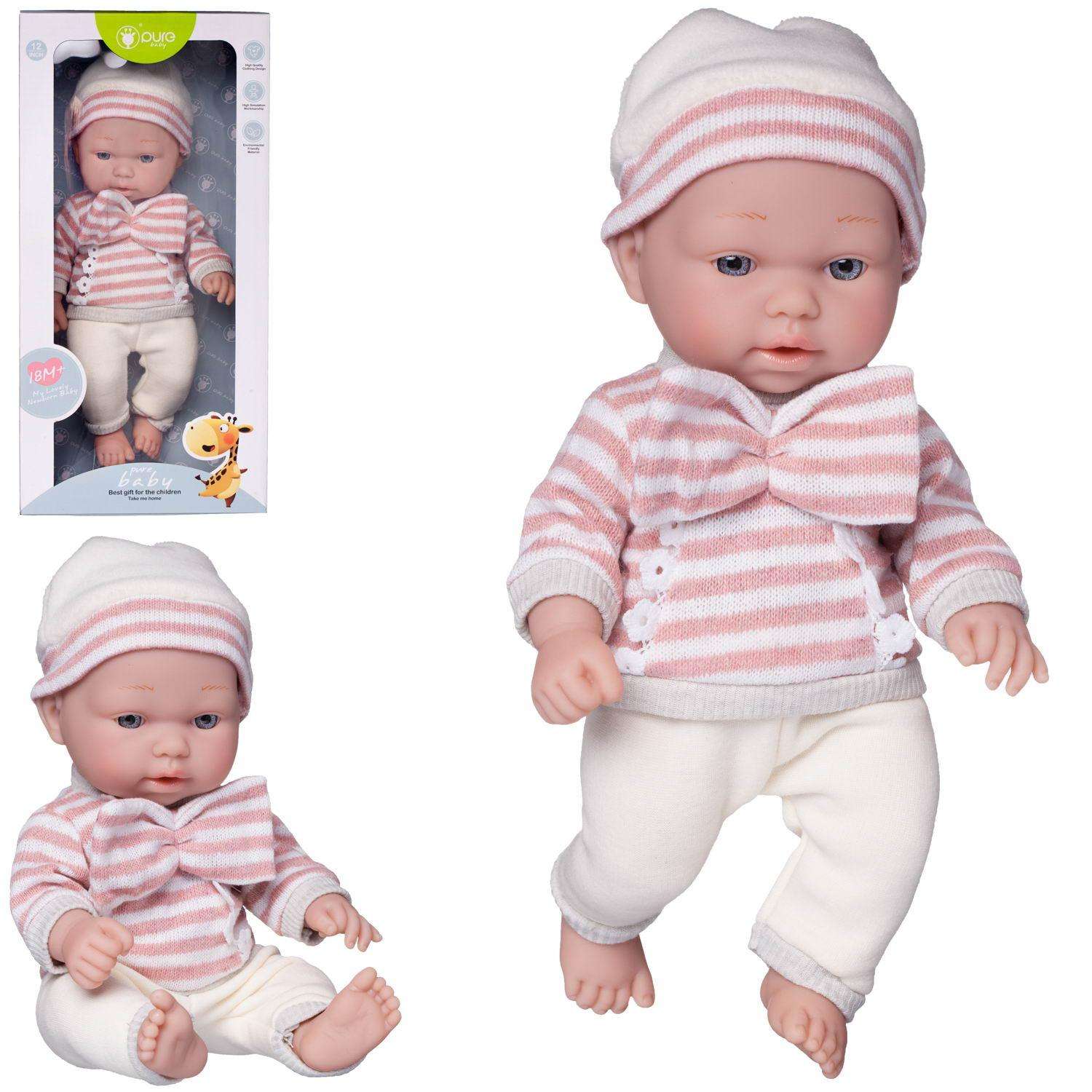 Кукла-пупс Junfa Pure Baby в вязаных вещичках 30 см WJ-22507 - фото 2