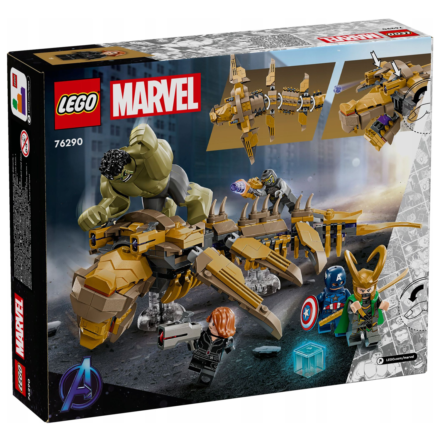 Конструктор детский LEGO Marvel Мстители против Левиафана - фото 10