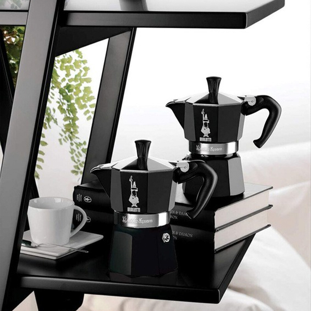 Гейзерная кофеварка BIALETTI Moka Express Черная 6 порций - фото 7