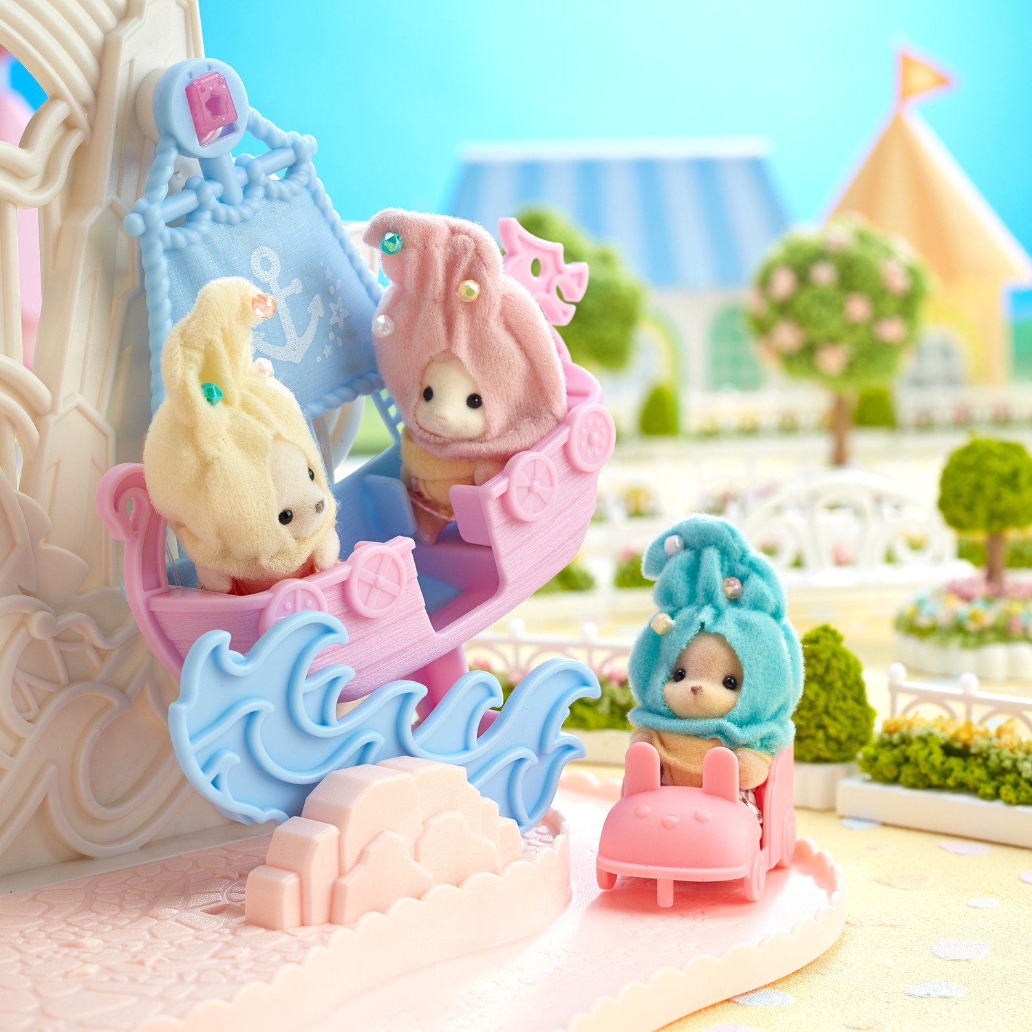 Набор игровой Sylvanian Families Малыши в костюмах мороженого 5593 - фото 4