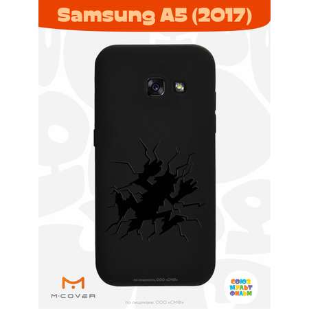 Силиконовый чехол Mcover для смартфона Samsung A5 (2017) Союзмультфильм Волк упал