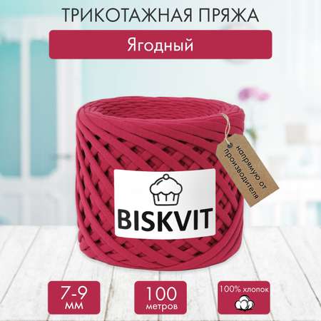 Трикотажная пряжа BISKVIT Ягодный