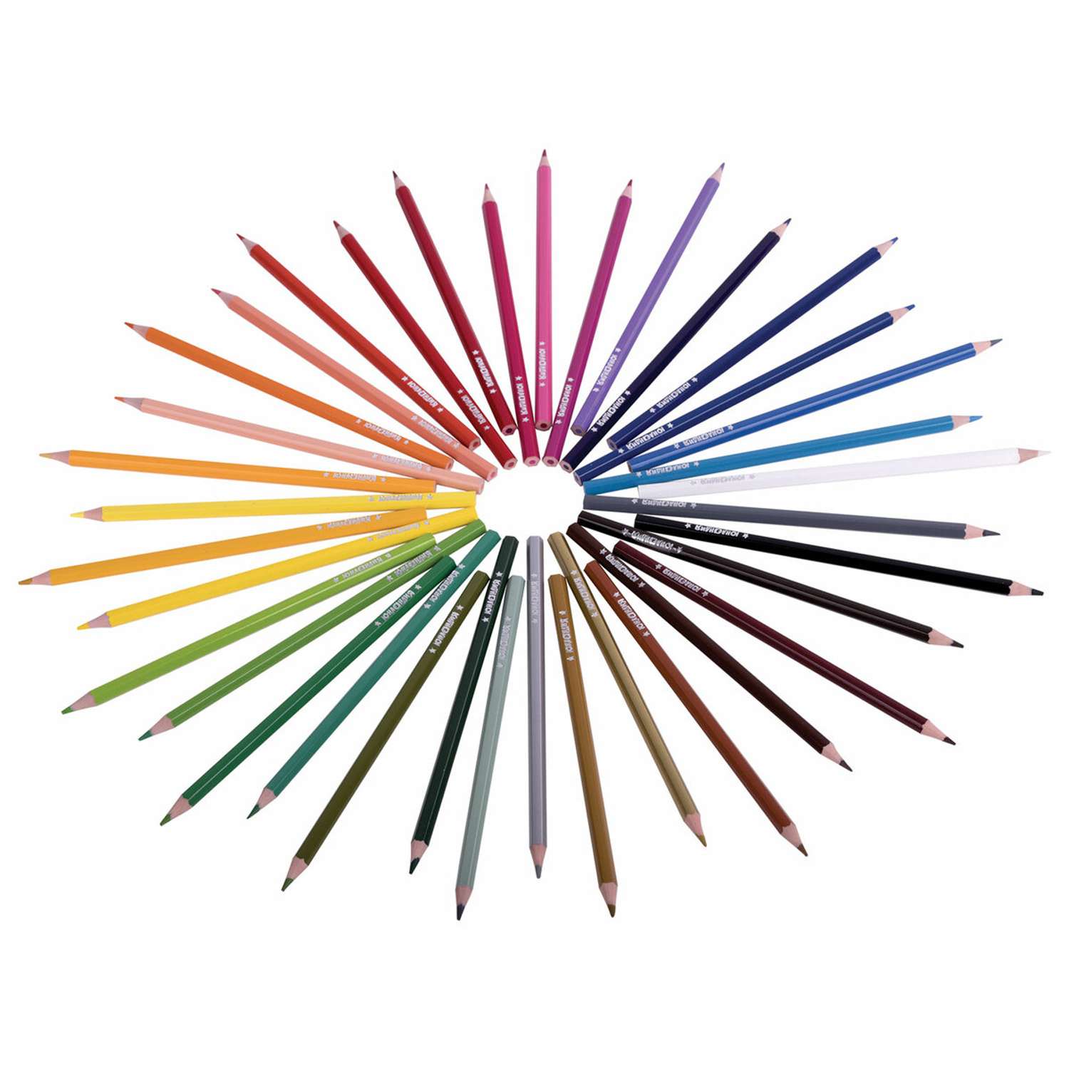 Карандаши цветные Юнландия пластиковые для рисования 36 цветов - фото 7