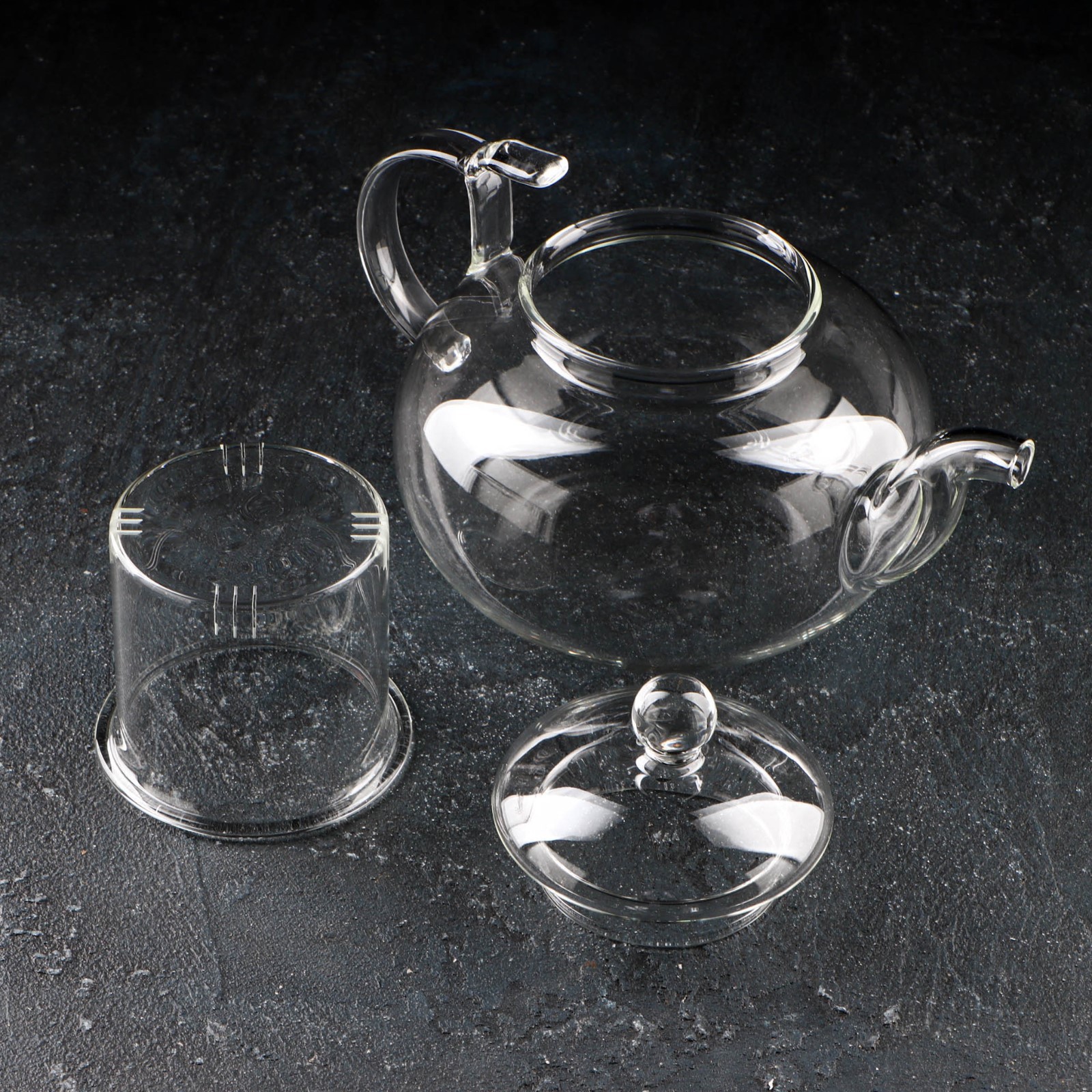 Чайник Sima-Land заварочный со стеклянным ситом «Горгона» 800 мл - фото 2