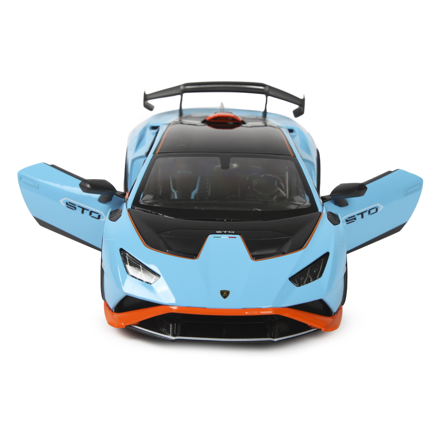 Автомобиль Rastar Lamborghini Huracan STO 1:18 голубой 63800 - фото 6