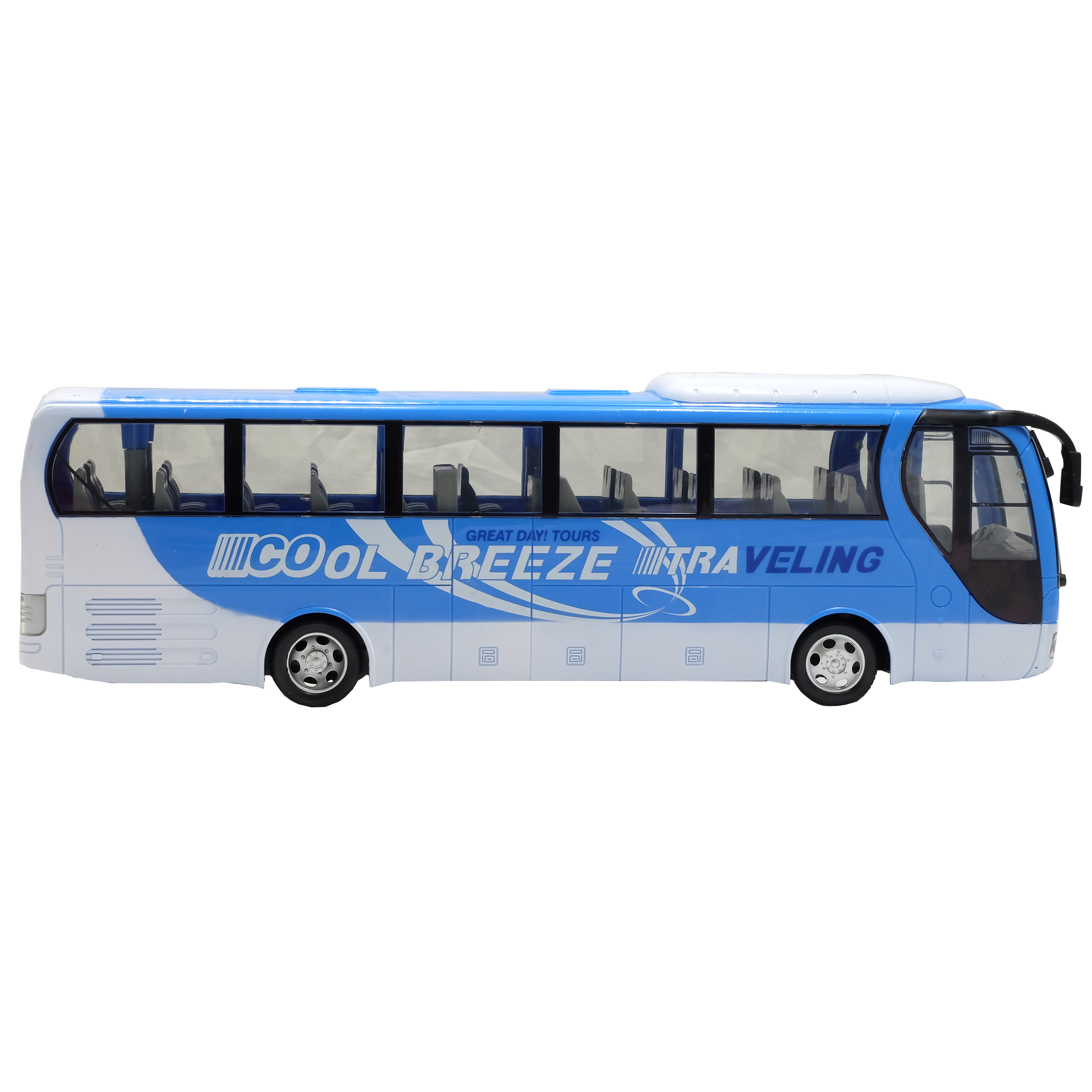 Автобус HK Industries РУ Синий 666-699A - фото 3