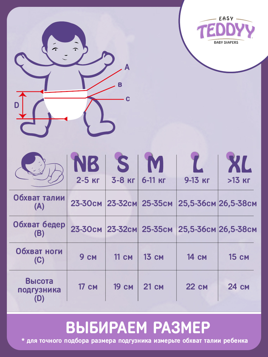 Подгузники Teddy Baby Easy - фото 10