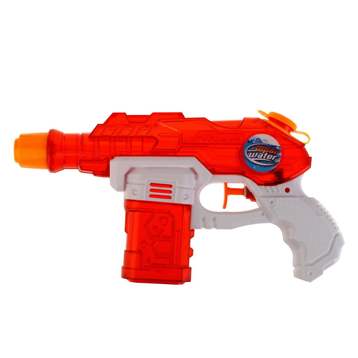 Водяной пистолет Аквамания 1TOY детское игрушечное оружие для мальчиков и девочек игрушки для улицы и ванны красный - фото 1