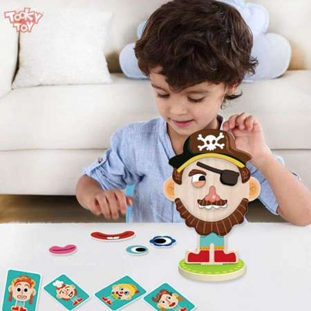 Игровой набор Tooky Toy Магнитный Эмоции TL390