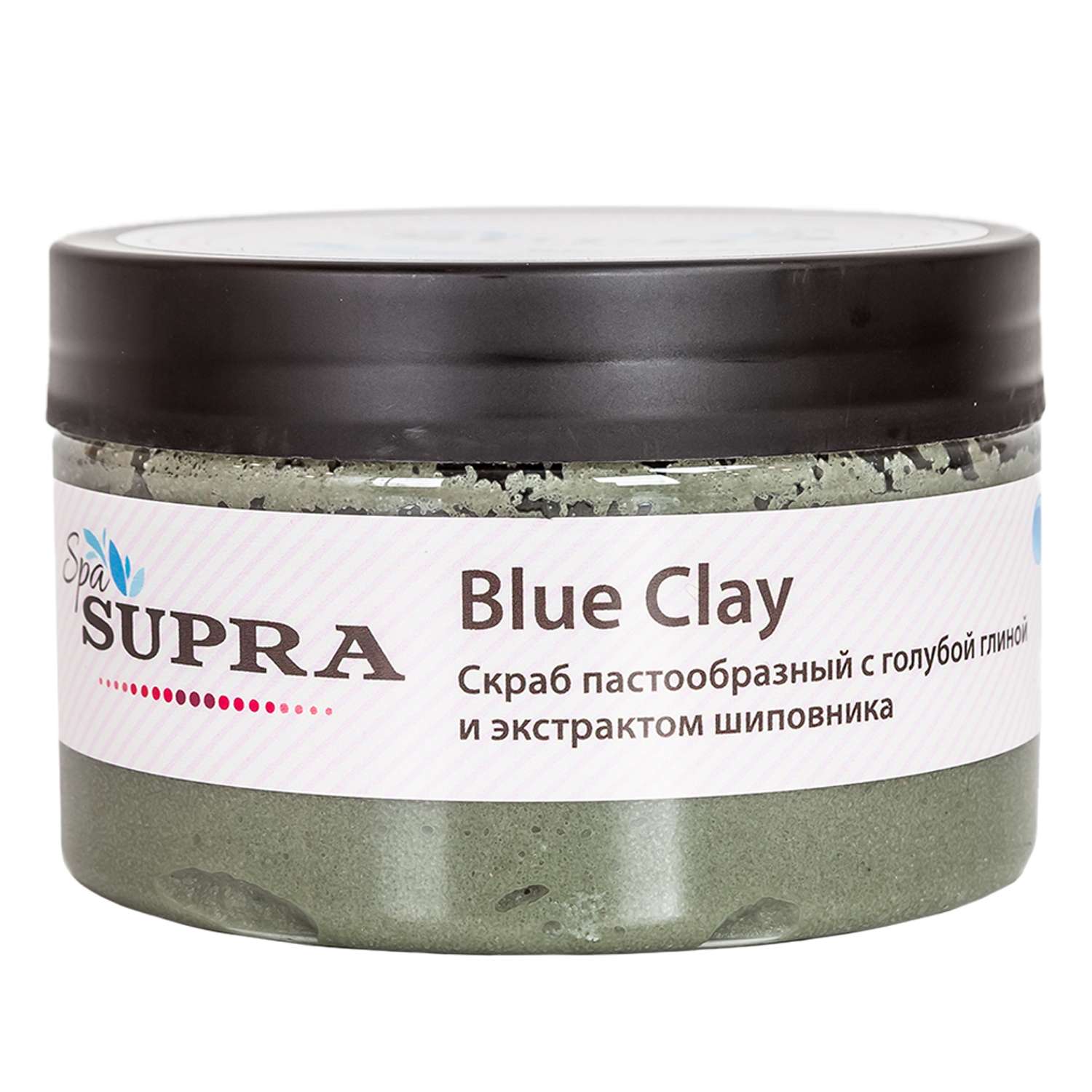 Скраб для тела SUPRA SPA пастообразный Голубая глина Шиповник - фото 3