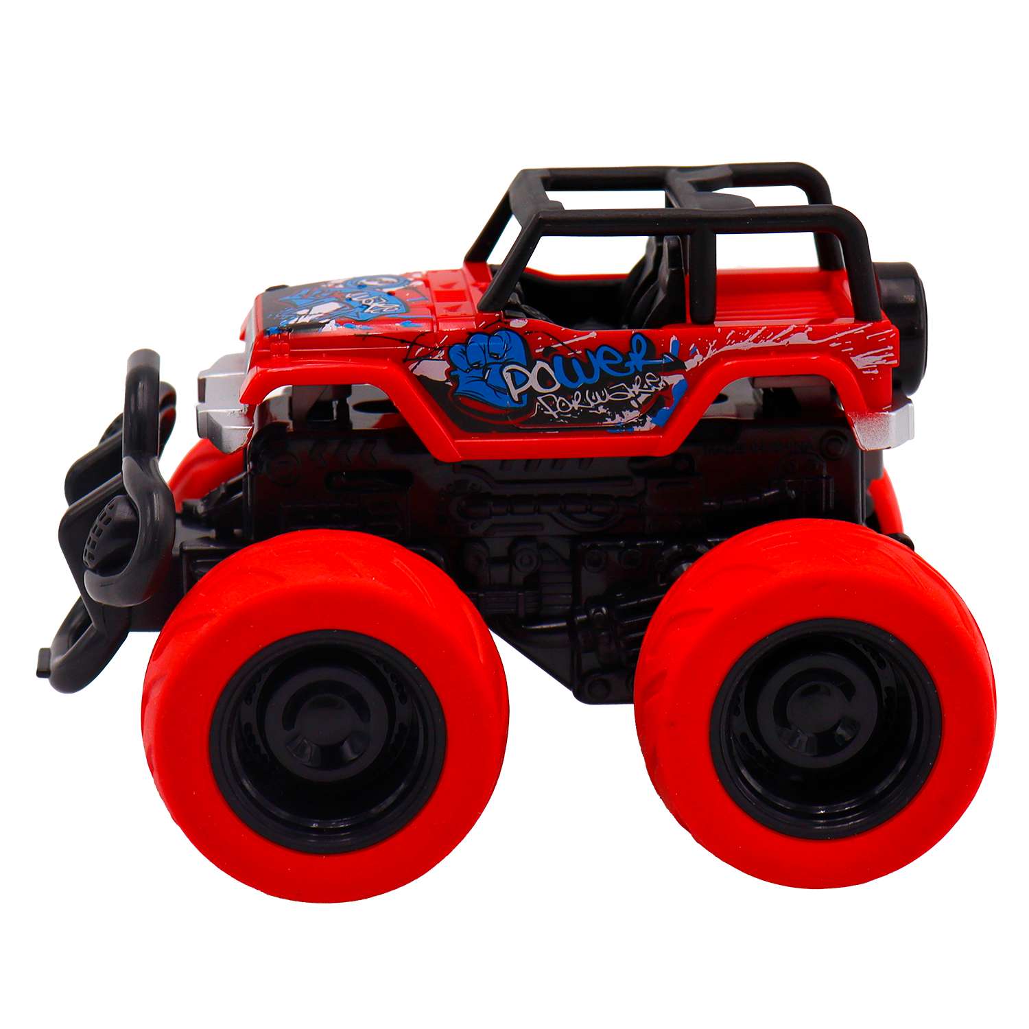 Машинка Funky Toys фрикционная Сафари с краш-эффектом Красная FT97975 FT97975 - фото 2