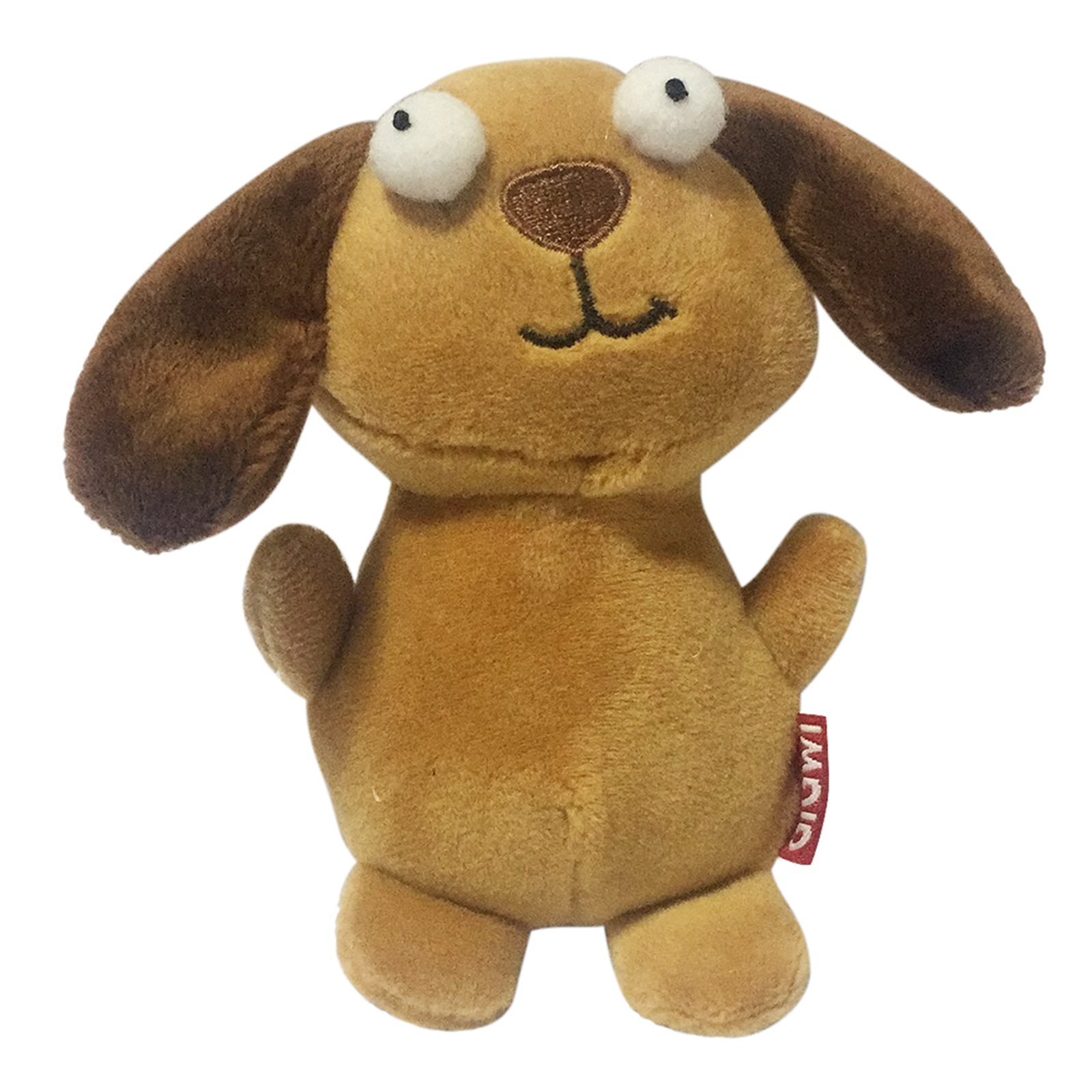 Игрушка для собак GiGwi PLUSH FRIENDZ Собака с пищалкой 15см - фото 1