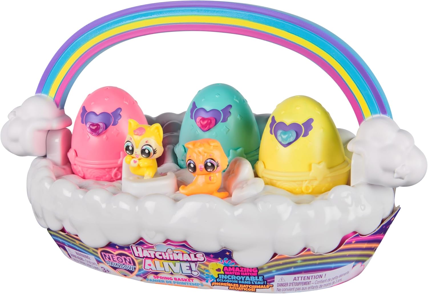 Игровой набор Hatchimals Неоновая Радужная Корзина - фото 2