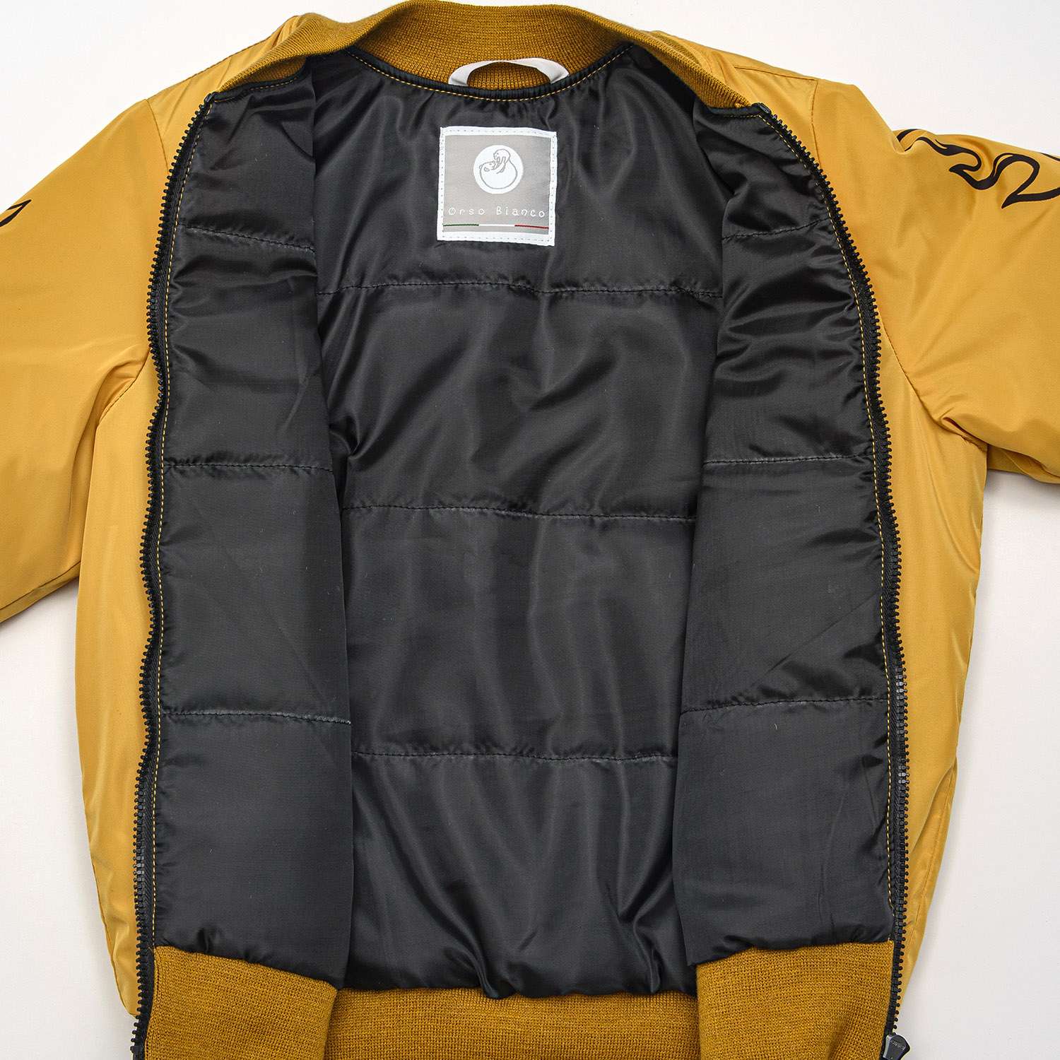 Куртка Orso Bianco OB21093-22_горчица/черный - фото 8
