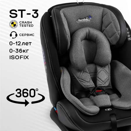 Автокресло Amarobaby ST-3 Isofix 0+/1/2/3 (0-36 кг)