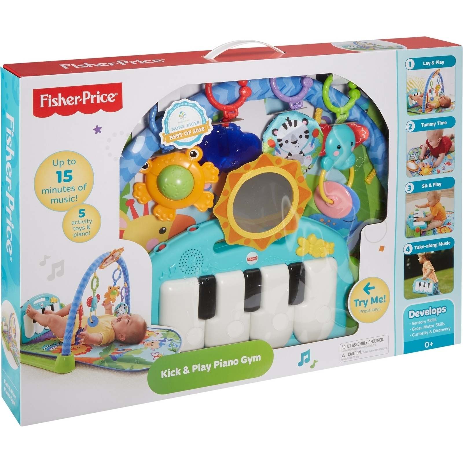 Коврик игровой Fisher Price пианино - фото 3