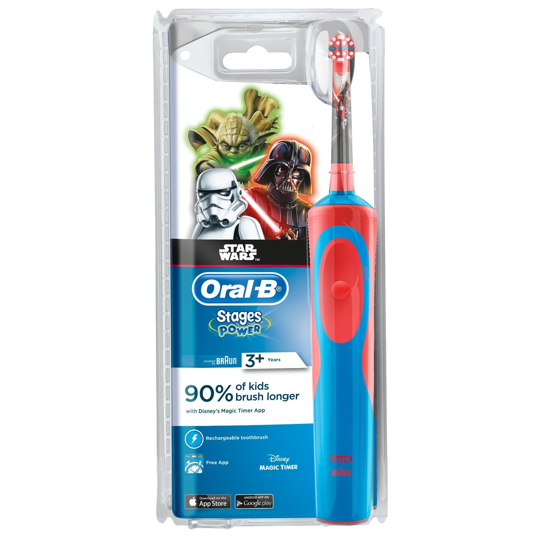 Электрическая зубная щетка Oral-B Stages Power StarWars - фото 2