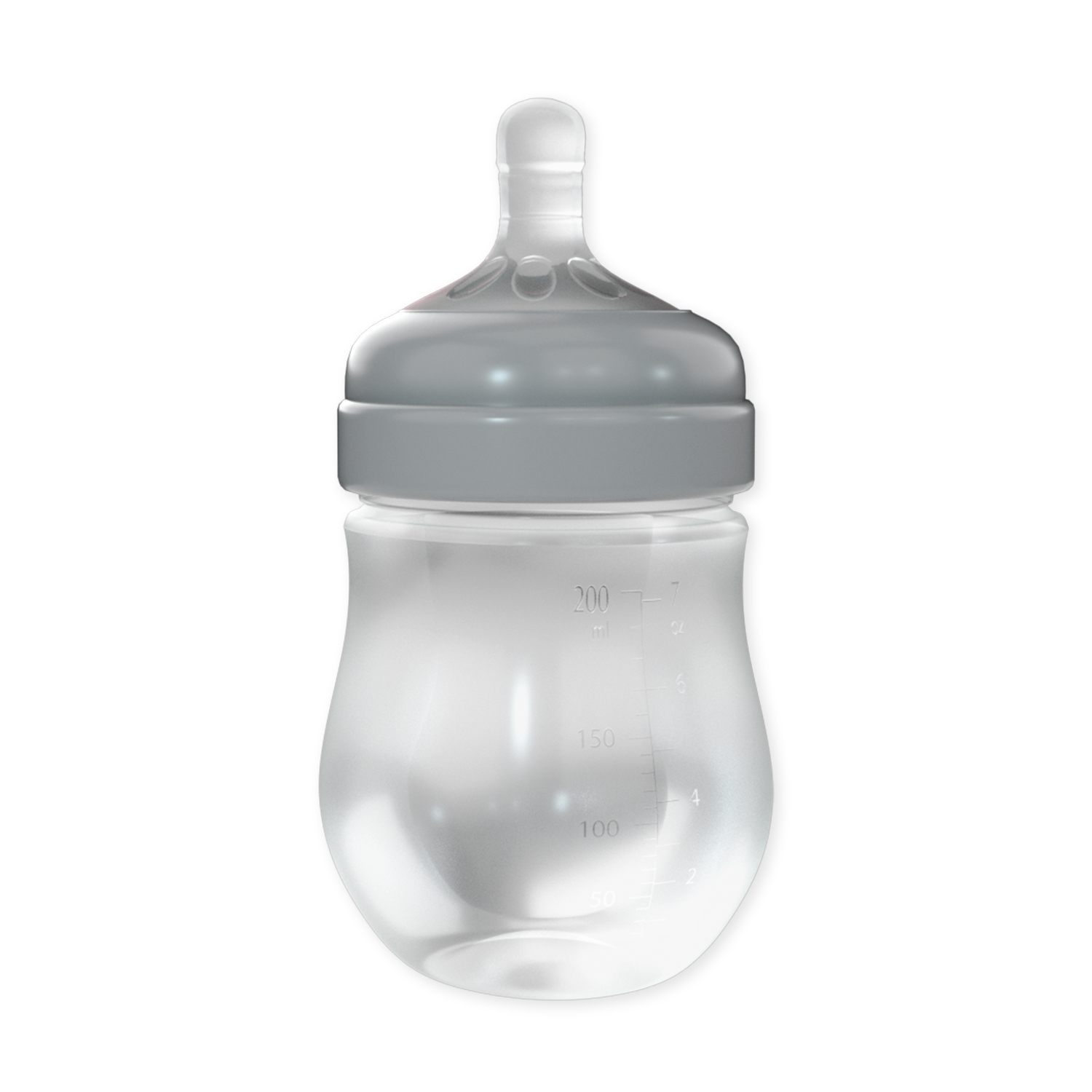 Бутылочка для кормления KUNDER 200мл антиколиковая с силиконовой соской диаметр 5см размер соски М (3м+) - фото 14