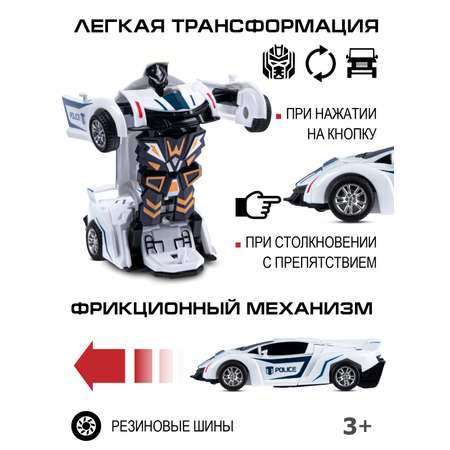 Фигурка AUTODRIVE Робот трансформер Машинка