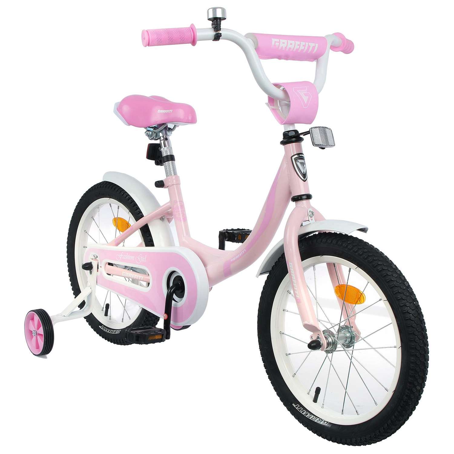 Велосипед GRAFFITI 16 Fashion Girl цвет розовый - фото 2