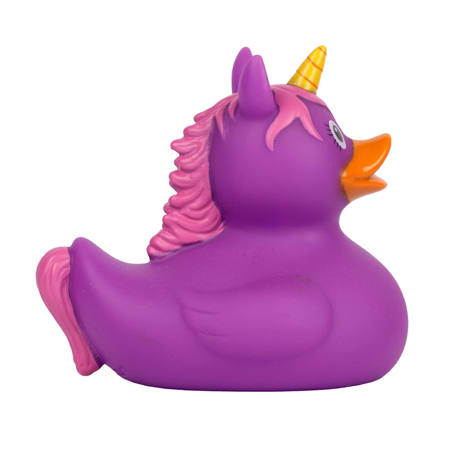 Игрушка для ванны сувенир Funny ducks Единорог пурпурный уточка 2090 - фото 3