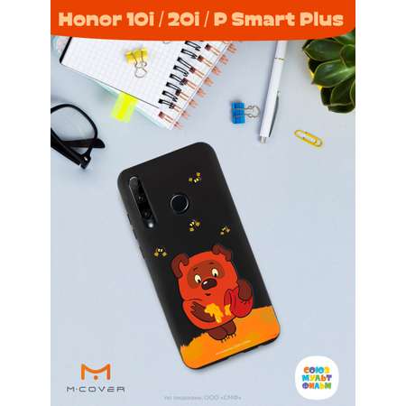 Силиконовый чехол Mcover для смартфона Honor 10i 20i P Smart Plus (19) Союзмультфильм Медвежонок и мед