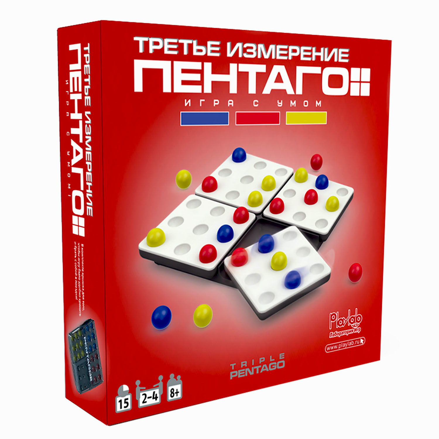 Игра PlayLab Пентаго Третье измерение M6258 - фото 1