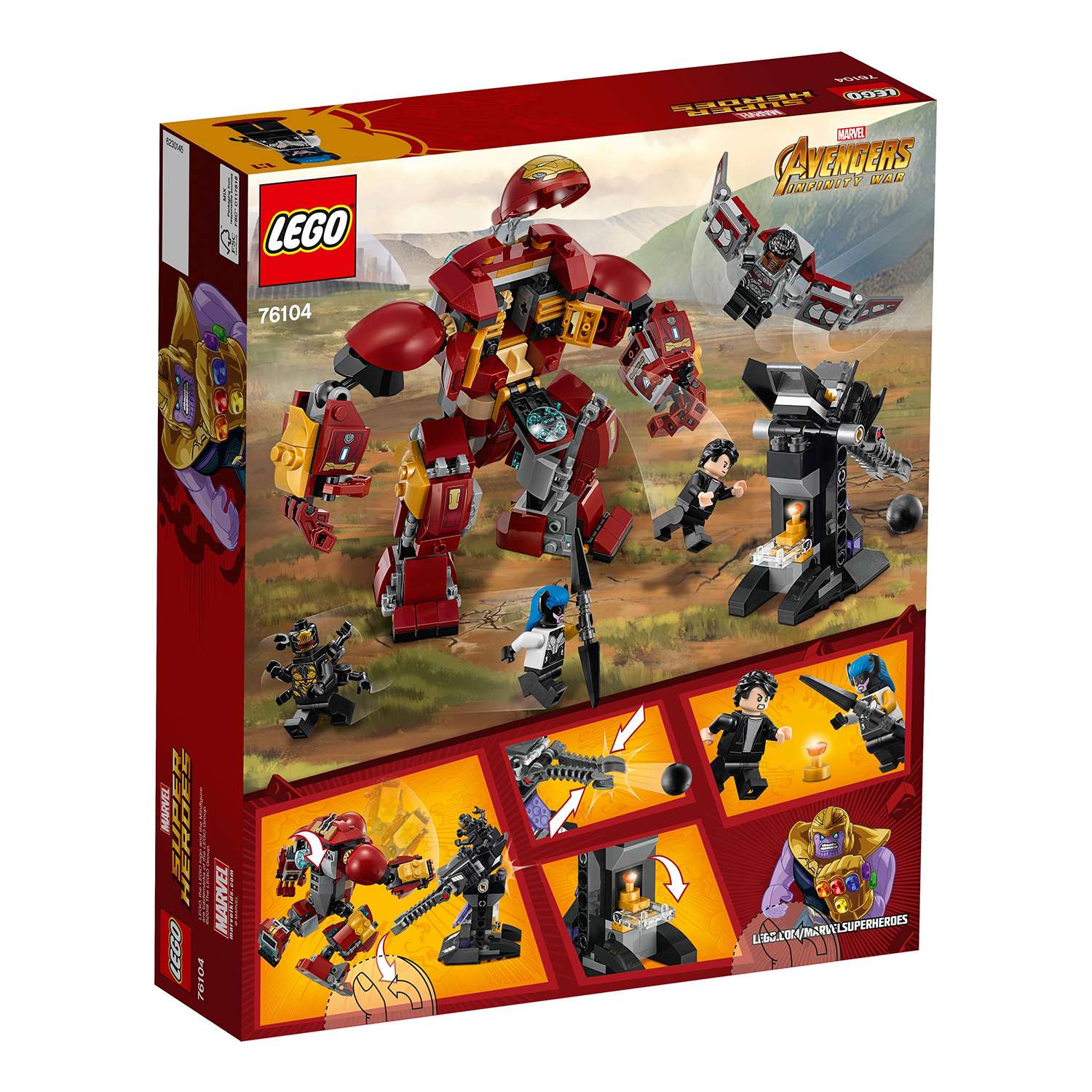 Конструктор LEGO Super Heroes Бой Халкбастера 76104 - фото 3