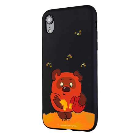 Силиконовый чехол Mcover для смартфона Apple iPhone XR Союзмультфильм Медвежонок и мед