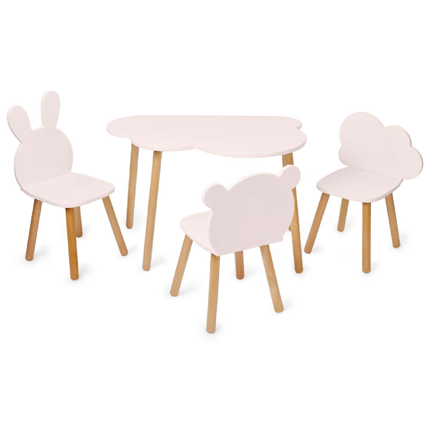 Стул детский Happy Baby Krolik chair розовый - фото 3