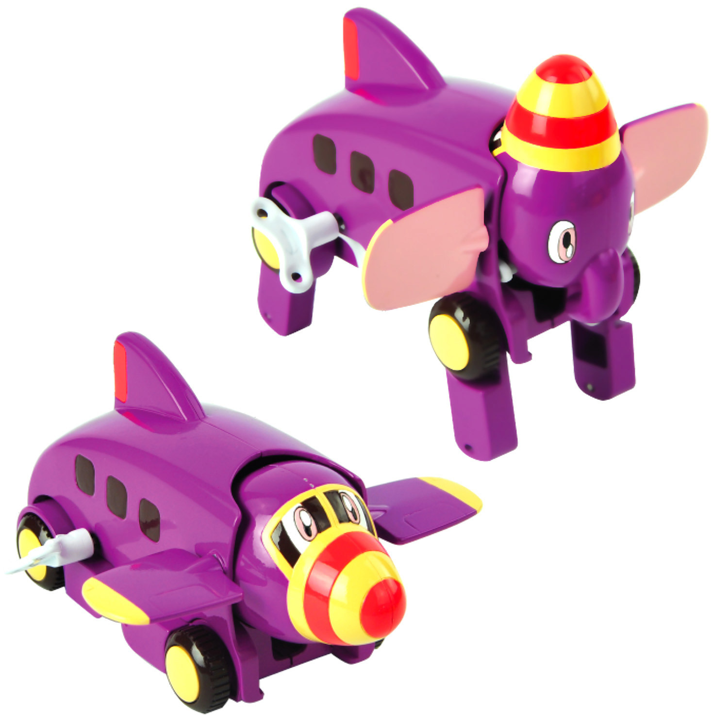 Игрушка Pets on wheels Самолет Слон - фото 3