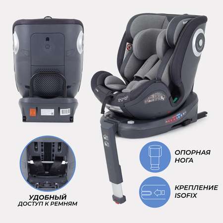 Автокресло Rant TP01 MultiFix Grey 40-150см