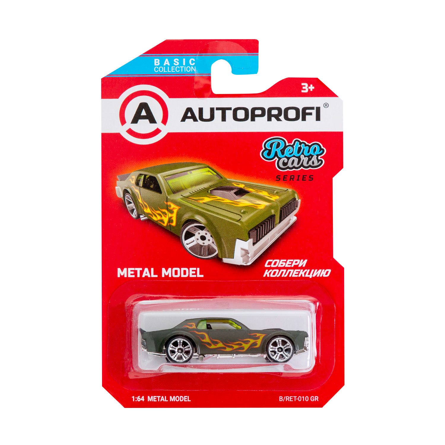 Машинка коллекционная 1:64 Autoprofi Basic серии Retro CAR-BASIC-05-RET в ассортименте CAR-BASIC-05-RET - фото 11