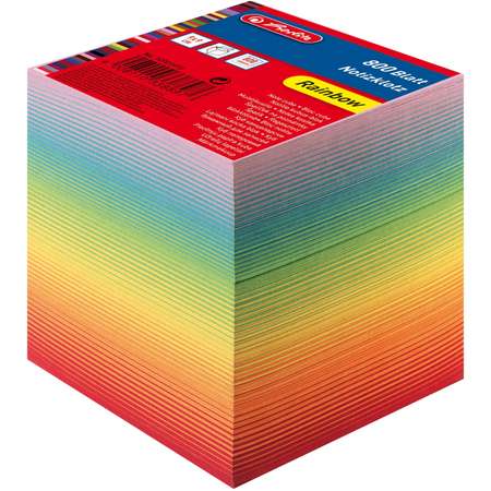 Бумага для заметок HERLITZ Куб цветной на склейке