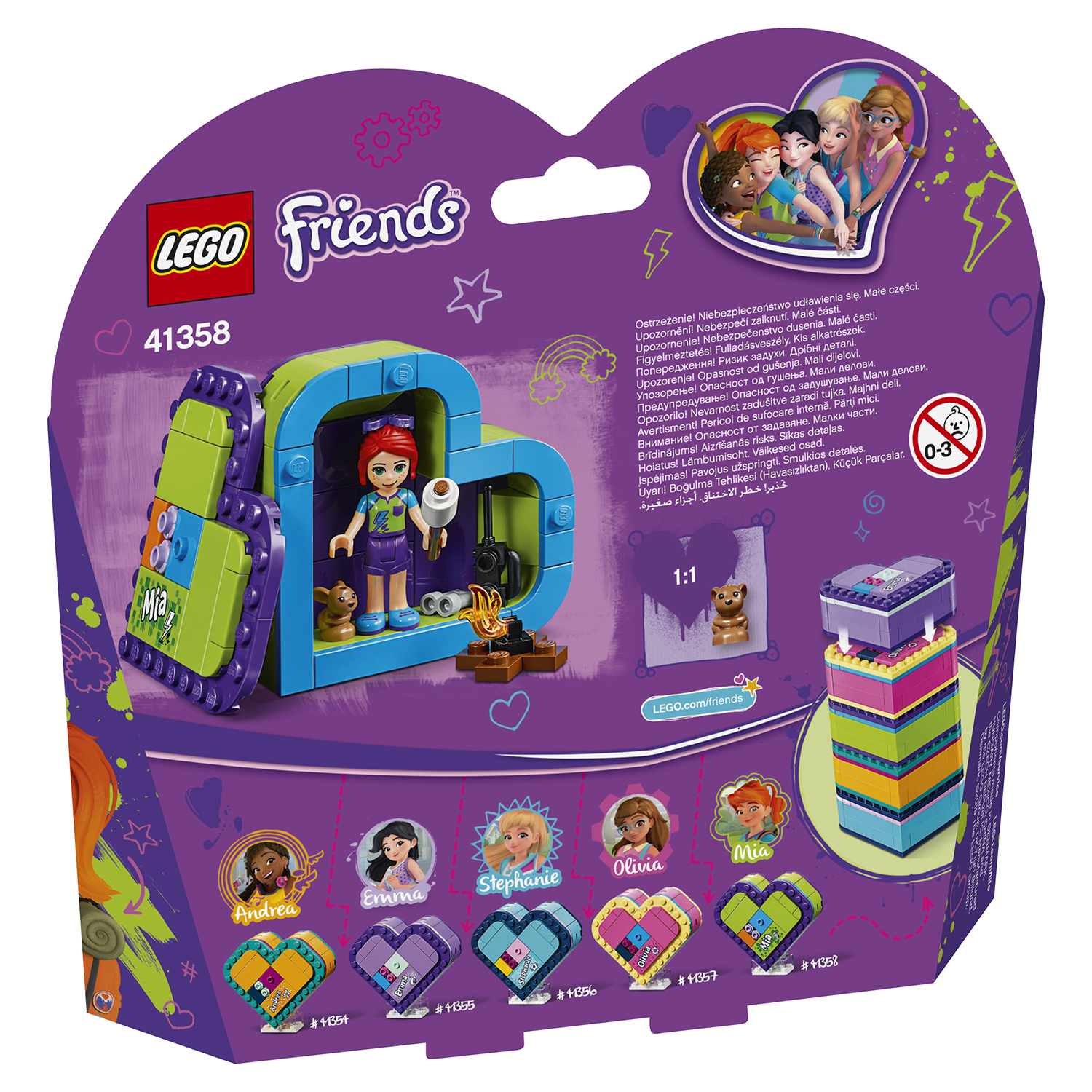 Конструктор LEGO Friends Шкатулка-сердечко Мии 41358 - фото 3