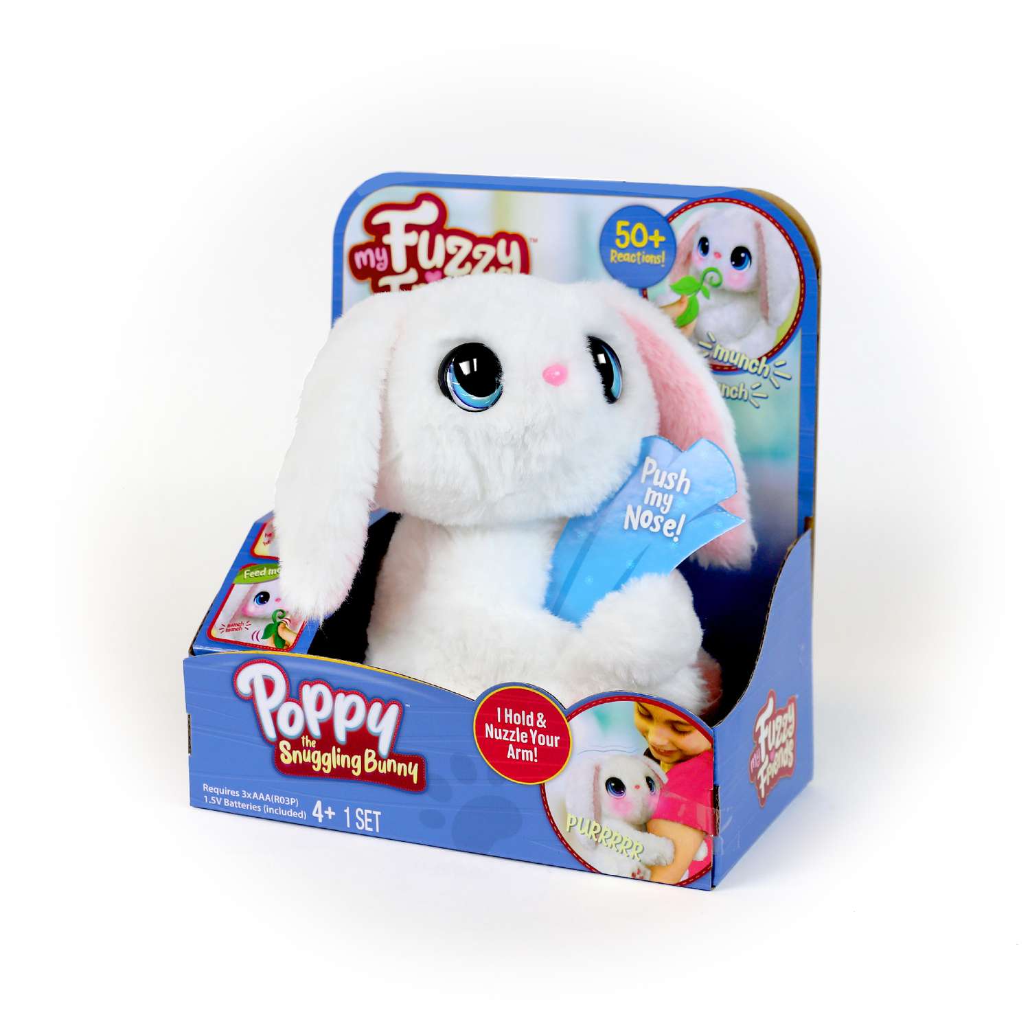 Интерактивная игрушка My Fuzzy Friends кролик Поппи - фото 3