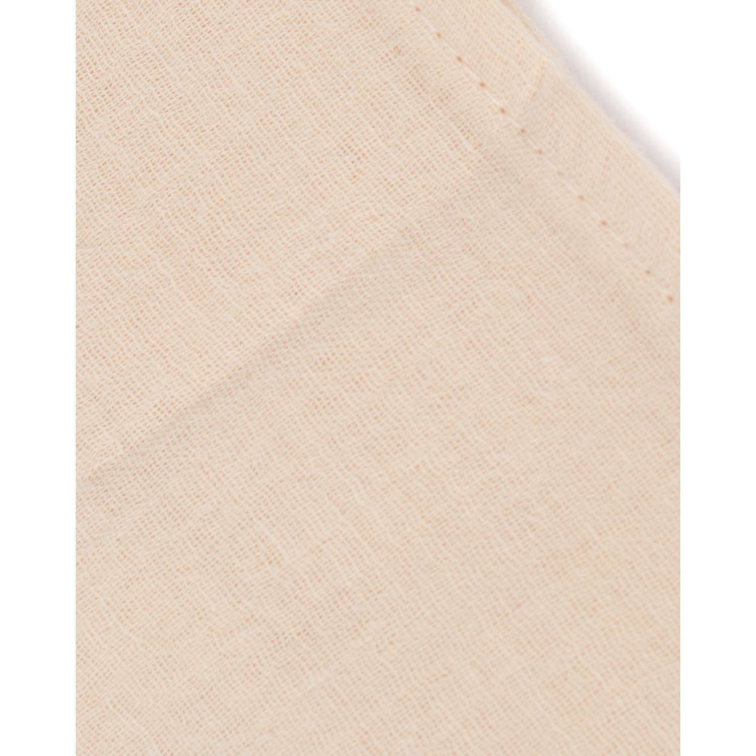 Пеленка муслиновая МореМира Кремовая 95х120 см - фото 8